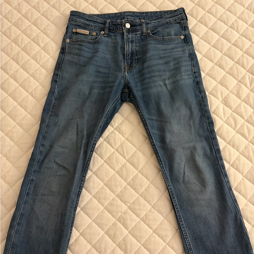 Calvin Klein Men's Slim Fit Blue Jeans